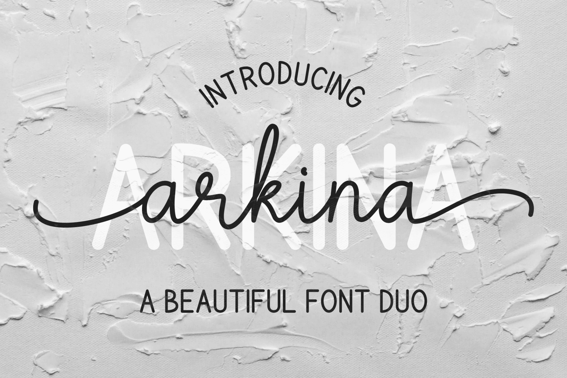 Arkina - Font Duo product preview image by Sibelumpagi